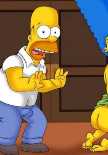 Симпсоны Мардж и Гомер