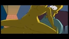 Кадр 8 с порно мультика Симпсоны