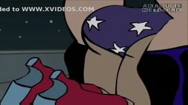 Кадр 5 с порно мультика Чудо-Женщина и Бэтмен