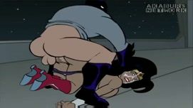 Кадр 6 с порно мультика Чудо-Женщина и Бэтмен