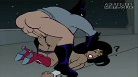 Кадр 7 с порно мультика Чудо-Женщина и Бэтмен